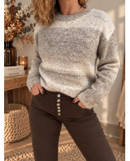 Pull automnal taupe