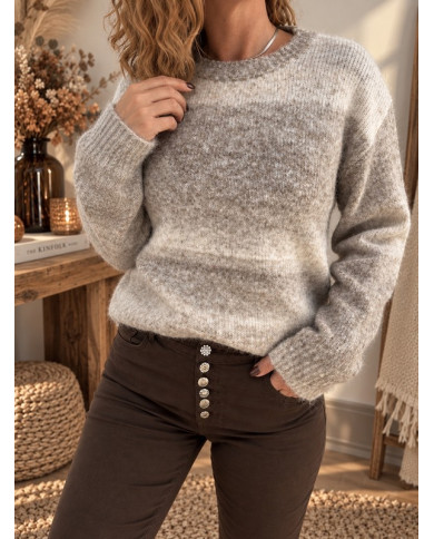 Pull automnal taupe