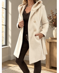 Veste polaire réversible léopard / chocolat