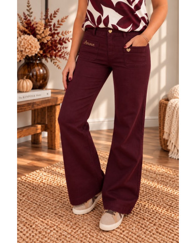 Pantalon bordeaux Harry