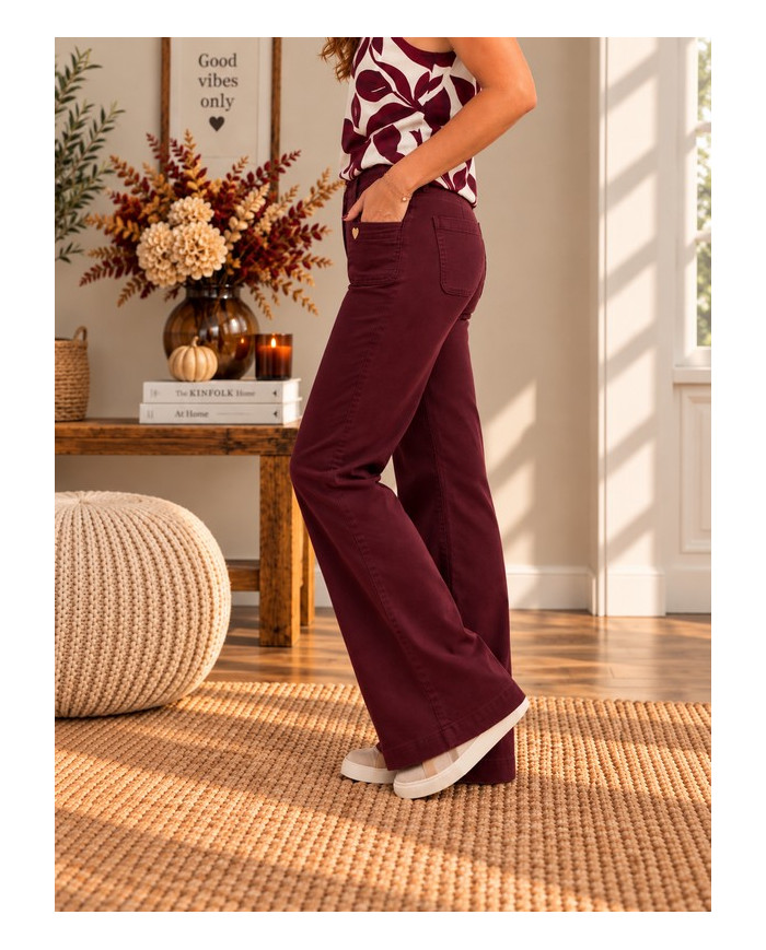Pantalon bordeaux Harry