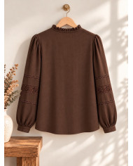 Chemisier marron Kalia