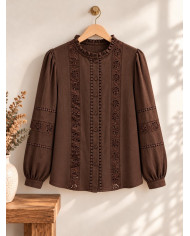 Chemisier marron Kalia