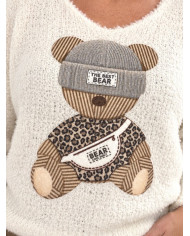 Pull doudou ourson