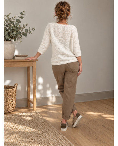 Pantalon ballon camel clair