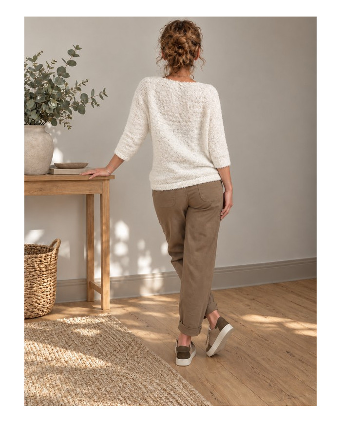 Pantalon ballon camel clair