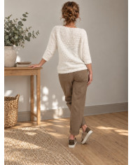 Pantalon ballon camel clair