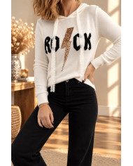 Sweat à capuche Rock