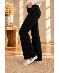 Jean wide leg noir Vivien