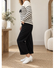 Pantalon ballon noir mi saison