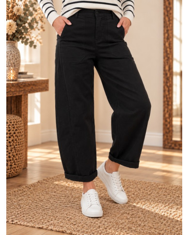 Pantalon ballon noir mi saison