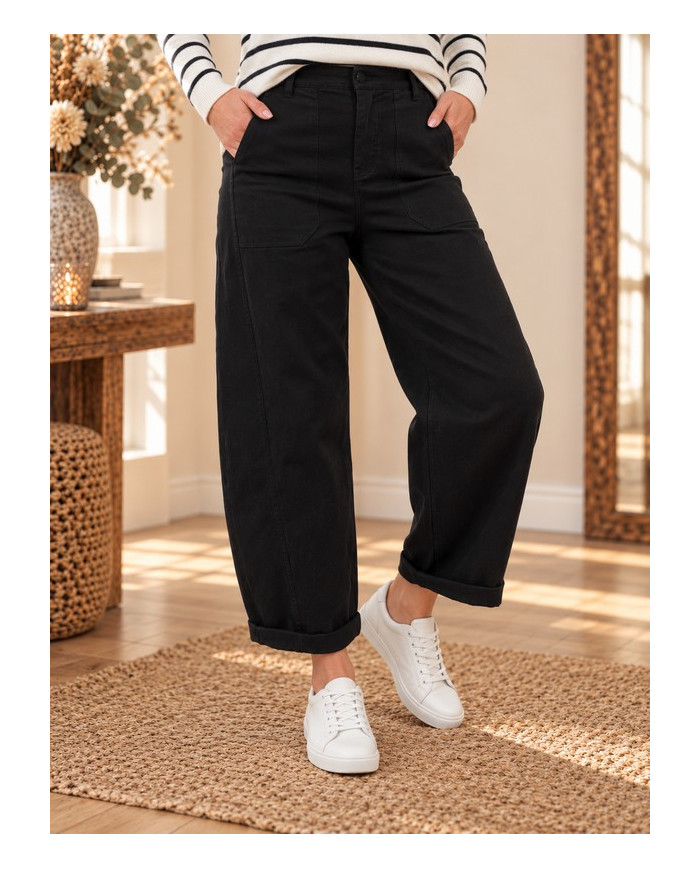 Pantalon ballon noir mi saison