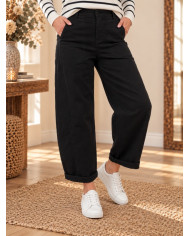Pantalon ballon noir mi saison
