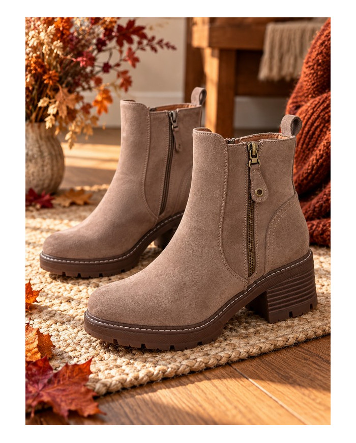 Bottines beiges Astrid