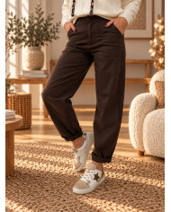Pantalon ballon camel clair