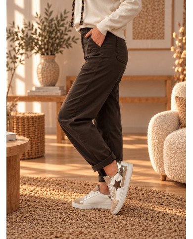 Pantalon ballon marron