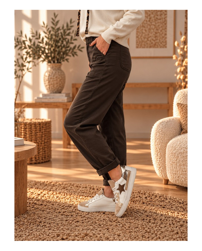 Pantalon ballon marron