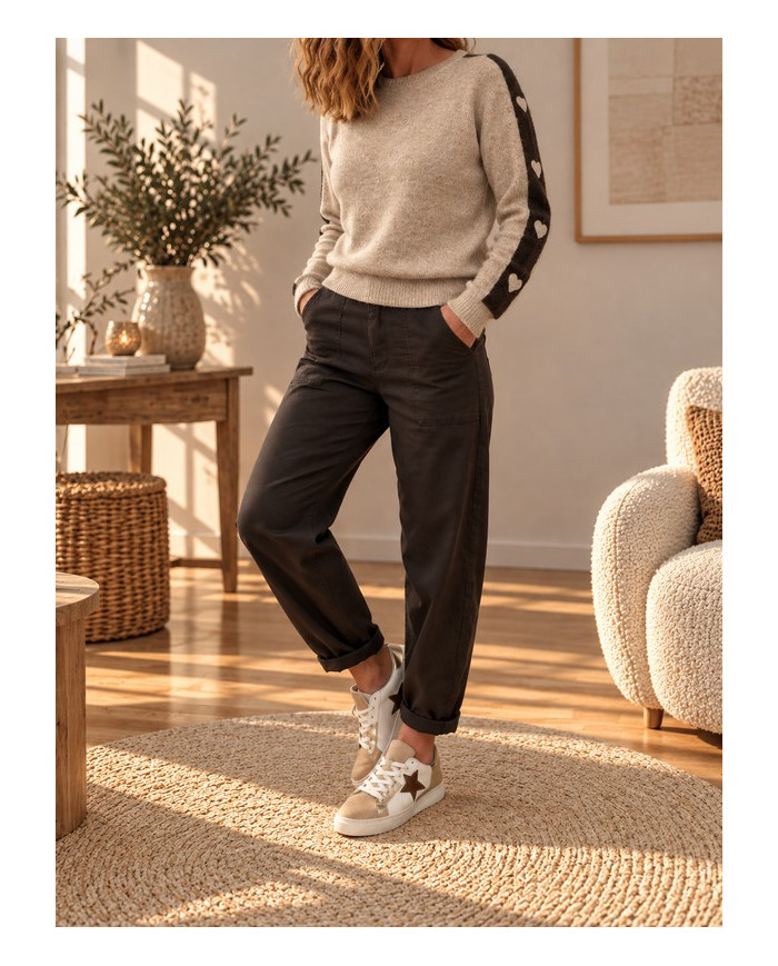 Pantalon ballon marron