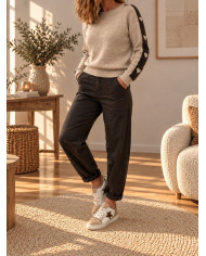 Pantalon ballon marron