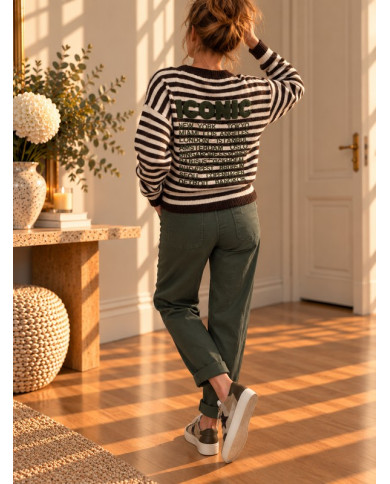 Pull à rayures "Iconic"