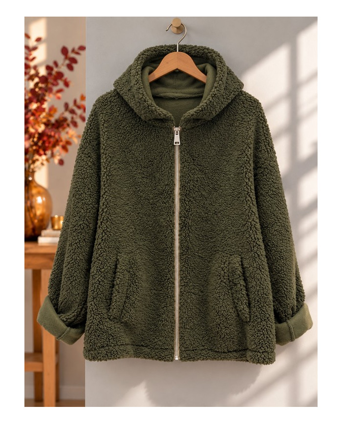 Veste polaire kaki