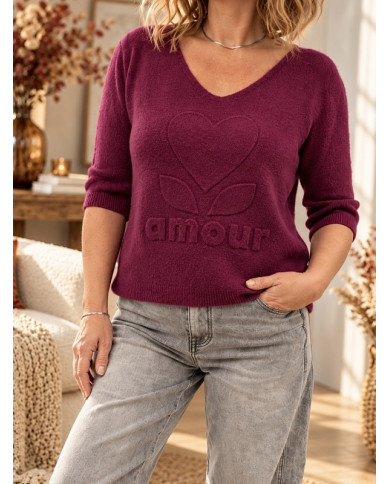 Pull prune "Amour"