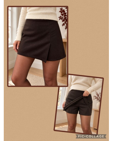 Jupe short chocolat Zafa